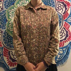 paisley button down